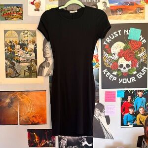 Backless Black Mini Dress